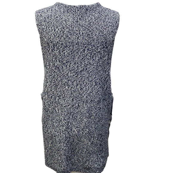 Talbots Textured Double Side Ties Sleeveless Sweater - Picture 4 of 6